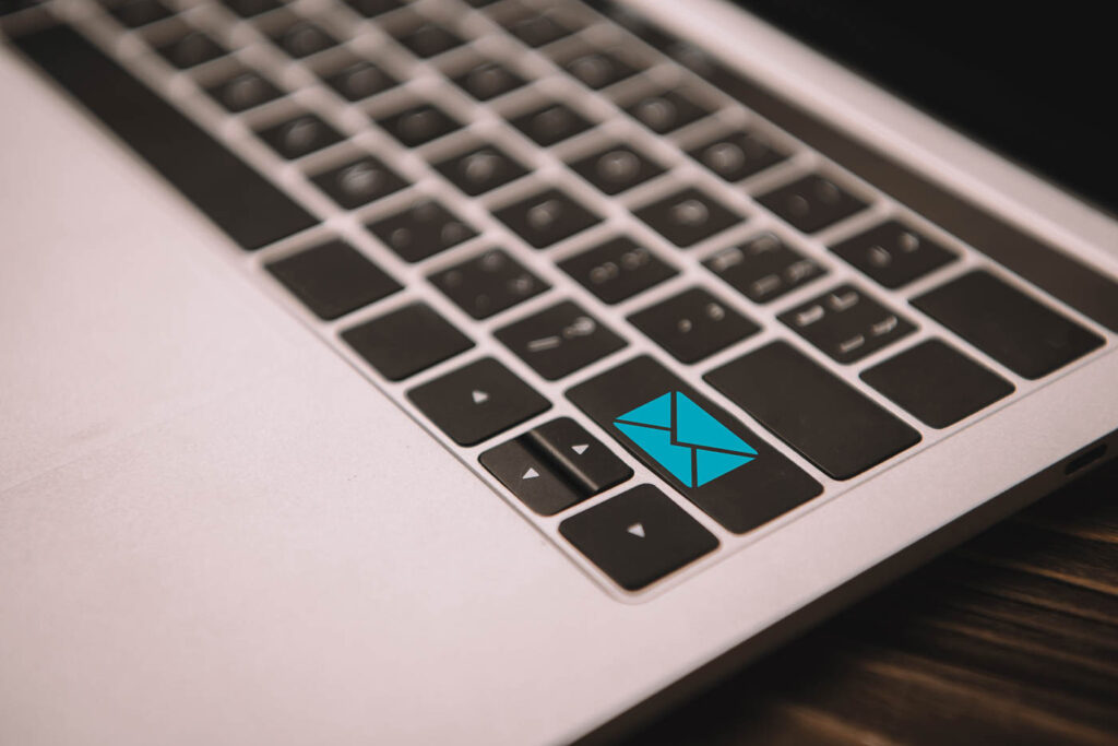 Email Icon On Keyboard For Client Communication