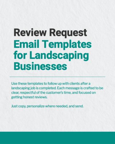 [thumb] Review Request Email Template For Landscaping Businesses